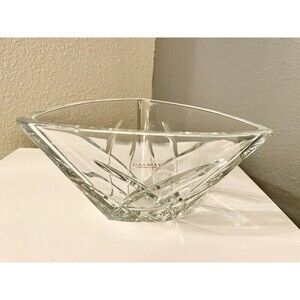 Galway Irish Unique Celtic Design Small Leaded Crystal Candy Dish Bowl 6.5”